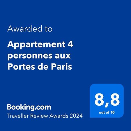 Appartement 4 Personnes Aux Portes De Paris Saint-Denis  Dış mekan fotoğraf
